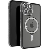 AVIZAR diamond case za iphone 13 pro max zaščita magsafe contour strass, črna, (5000010319) | Shoptok.si
