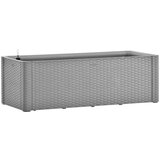 vidaXL Povišena vrtna gredica sa samozalijevanjem siva 100x43x33 cm | shoptok.hr
