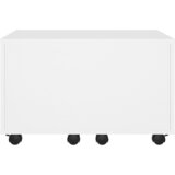  Stolić za kavu bijeli 60 x 60 x 38 cm od konstruiranog drva | Eponuda.com