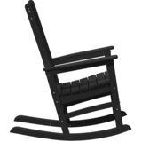  Vrtna ljuljačka Crna 92 x 70 x 108cm HDPE | shoptok.hr