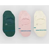 Icon No Show 3 Pk Socks teal
