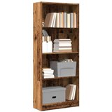 vidaXL Regal za knjige boja starog drva 60x24x143 cm drveni | shoptok.hr