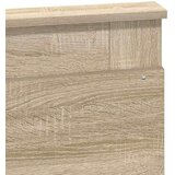 vidaXL uzglavlje s uzglavljem sonoma hrast 120 cm konstruirano drvo | shoptok.hr