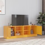 The Living Store TV omarica 2 kosa gorčično rumena 67x39x44 cm jeklo - TV Omarica, (21508344) Cene