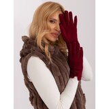 Wool Fashion Italia Gloves-AT-RK-239506.98-burgundy | Shoptok.si