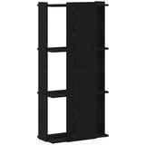 vidaXL Regal za knjige s 3 razine crni 60x30x120 cm konstruirano drvo | shoptok.hr