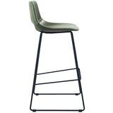 Kave Home Kaki zelena barska stolica od umjetne kože (visine sjedala 76 cm) Zahara – | shoptok.hr