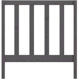  Uzglavlje za krevet sivo 96 x 4 x 100 cm od masivne borovine | shoptok.hr