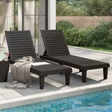  Ležaljke za sunčanje 2 kom crne 155x58x83 cm od polipropilena | shoptok.hr