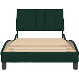  Okvir za krevet bez madraca Hanko tamnozeleni 100x200 cm baršunasti | Eponuda.com