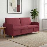 SOFA s pohranom Vinska crvena 192 x 78 x 87 cm Poliester | shoptok.hr