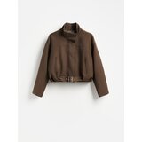 Reserved LADIES` OUTER JACKET - prljavosmeđe u