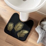 Douceur d intérieur Crna/u zlatnoj boji kupaonska prostirka za WC 45x45 cm Orbella – | shoptok.hr