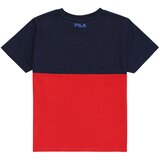 Fila Majica 'BERSCHEID' mornarska / zelena / oranžna / rdeča | Shoptok.si
