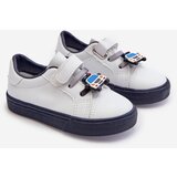 Boto Children's sneakers with velcro white-navy Pennyn | Shoptok.si