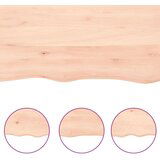  Stenska polica 220x60x(2-6) cm neobdelana trdna hrastovina | Shoptok.si