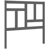  Uzglavlje za krevet sivo 95 5 x 4 x 100 cm od masivne borovine | shoptok.hr