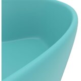  Luksuzni umivaonik mat svjetlozeleni 36 x 13 cm keramički | shoptok.hr