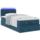  Okvir kreveta s madraca tamnoplavi 90x200cm baršunasti | shoptok.hr