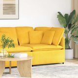  Modularna sofa Kutni modul s jastucima svijetložuta 100 cm Cijene
