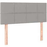  Box spring postelja z vzmetnico svetlo siva 120x200 cm blago, (20723584) | Shoptok.si