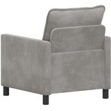 SOFA Svjetlosiva 76 x 81 x 87,5 cm Baršun | shoptok.hr