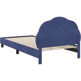  Otroški posteljni okvir z vznožjem Policijska modra 90 x 200 cm, (5000104632) | Shoptok.si