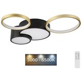  Prigušiva plafonska svetiljka ALIZEE LED/30W/230V 3000-6500K crna/zlatna | Eponuda.com