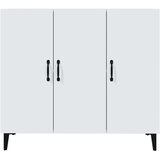  Komoda bela 90x34x80 cm konstruiran les, (20654786) | Shoptok.si