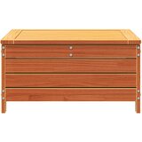  Vrtni tabure voštano smeđi 62x63,5x32 cm od masivne borovine | shoptok.hr