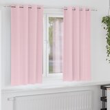 vidaXL Zavjese 2 pcs Bebe ružičasta 175 x 140 cm Poliester Cijene