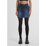 Urban Classics Women's Heavy Mini Denim Skirt Navy Blue | shoptok.hr