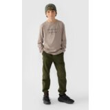 4f Boys Jogger Casual Pants Plain Khaki JWMM00TTR | Shoptok.si