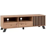 MID.YOU nizka omarica antracit, hrast artisan | Shoptok.si
