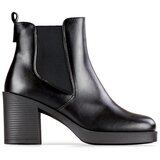 primohurt Black women's ankle boots, classic black leather ankle boots, ecological, insulated winter shoes | Shoptok.si