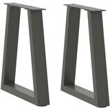  Noge za klub stolić V-oblika 2 kom antracit 28 x (42-43,3) cm čelik | shoptok.hr