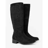 SEASTAR Suede black knee-high boots | shoptok.hr