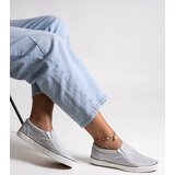 Gemre Silver Shiny Sneakers Lublubah | shoptok.hr