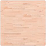 Stolna ploča 90 x 90 x 4 cm četvrtasta od masivne bukovine | shoptok.hr