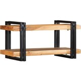 vidaXL Stenska polica 70x33x35 cm Masivni les Akacija | Shoptok.si