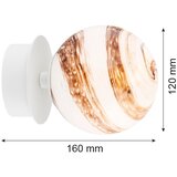  Argon 8454 - Zidna svetiljka FABIO 1xE14/7W/230V alabaster bela | Eponuda.com