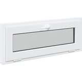  Prozor za podrum RISOR 110 x 40 cm PVC i staklo Bijela | shoptok.hr