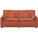  Modularna sofa s jastucima crveno-narančasta | Shoptok.si