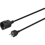 SY-4872640 tok podaljšek 16 A črna 10.00 m H05VV-F 3G 1\,5 mm², (20414091)