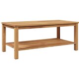 vidaXL Klubska miza Rjava 110 x 55 x 45 cm Trdna tikovina, (5000073437) Cene