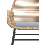  Vrtna garnitura - 5-dijelni vrtni blagovaonski set s jastucima poliratan i staklo | shoptok.hr