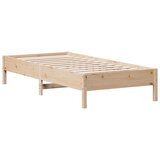  The Living Store Posteljni okvir brez vzmetnice 90x200 cm trdna borovina - Posteljni Okvir, (21499824) | Shoptok.si