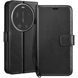 Oem Mayaxess, Denarni etui za Xiaomi 17 Ultra z vrvico za zapestje in funkcijo stojala, Črna, (5000274125) | Shoptok.si