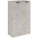 vidaXL omarica za čevlje betonsko siva 59x35x100 cm konstruiran les, (20709892) | Shoptok.si