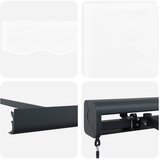  Povlačivi tende Bijela 500 × 300 cm Platno i Aluminij | shoptok.hr